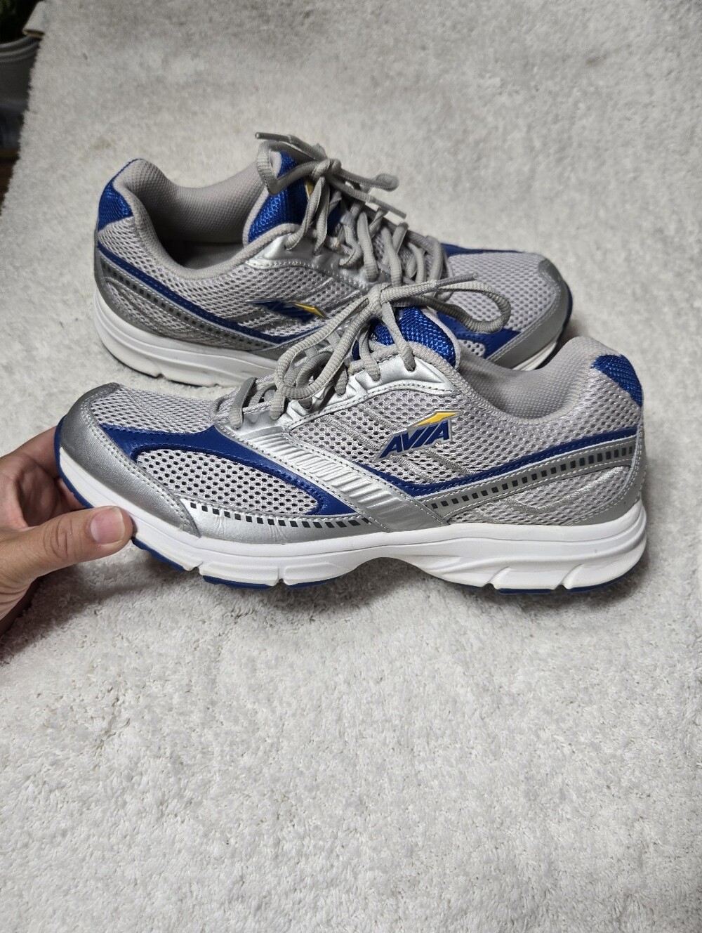 Avia Men's Avi Chase Tennis Shoes Blue Gray Sz 8